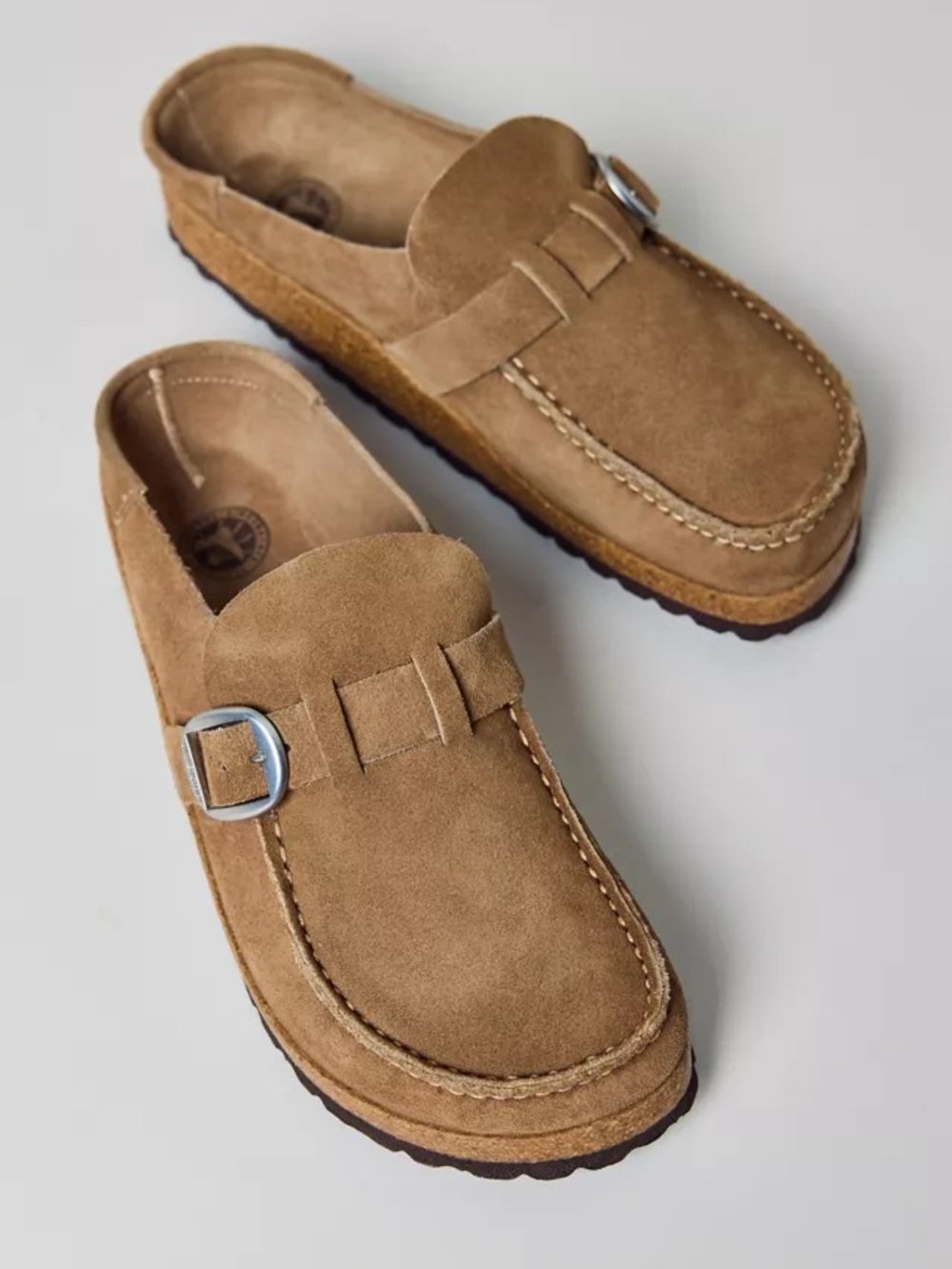 Birkenstock Buckley Slip On Clog Tea Suede 39 Womens Size 8 - Picture 12 of 12